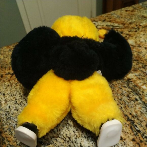 RARE 1983 UNIVERSITY OF IOWA ERTL PLUSH RUBBER FACE #285 HERKY HAWK - Picture 4 of 6